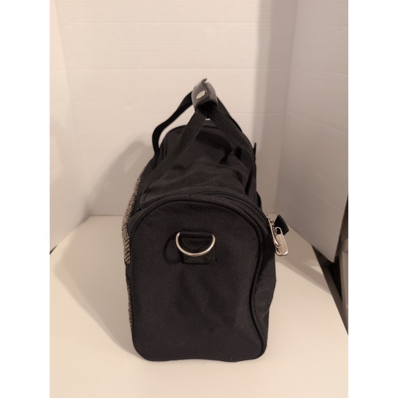 Vtg. Pierre Cardin Tweed Chevron‎ Design Travel Overnight Weekender Bag - Picture 5 of 16